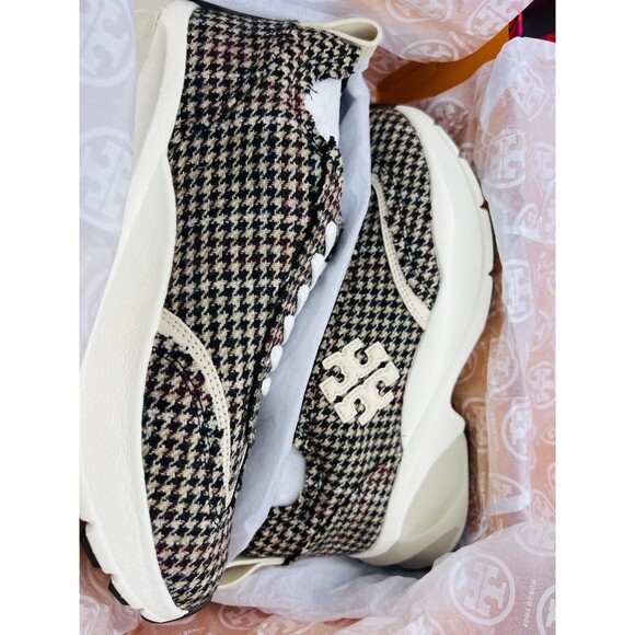 Tory Burch Good Luck Herringbone Trainer Sneakers US 7.5 $328 New in box - Picture 5 of 5